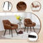 Ellicottville Faux Leather Armchair