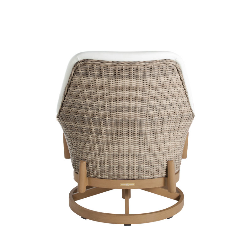 Palma Swivel Patio Chair with Cushions