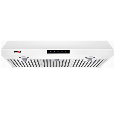 Onex 30" Stainless Steel 700 CFM Ducted (Vented) Under Cabinet Range Hood with Baffle Filter