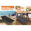 Folding Daybed Camping Cot with Mattress