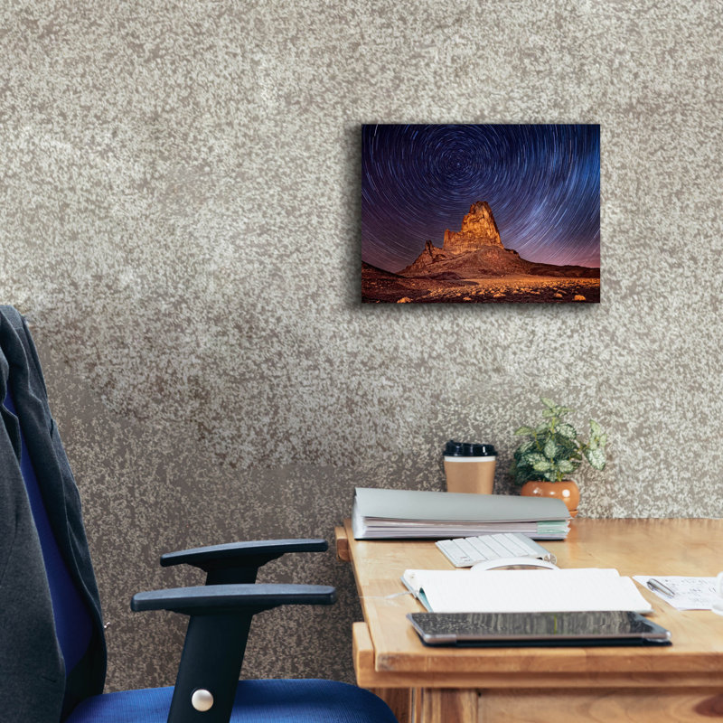  «Canyou Night Lights 1» par David Drost, art mural sur toile, 16 po x 12 po