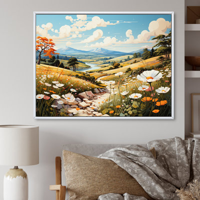 «Ephemeral Serenity Meadow», reproduction sur toile