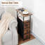 Table de bout Skinny avec 3 tiroirs en tissu pour la chambre à coucher, petits espaces-133232184