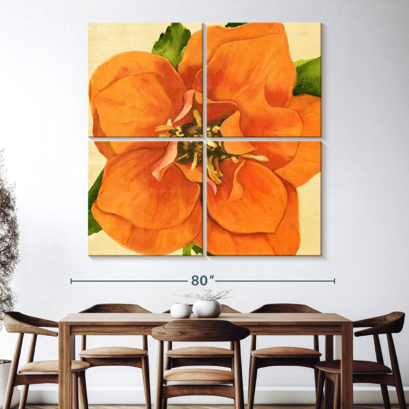 Harnek Copper Petals I, 74" H x 74" W