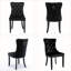 Chaise rembourrée en velours-318894917