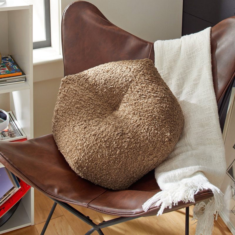 Coussin en polyester , Taupe Zazzle