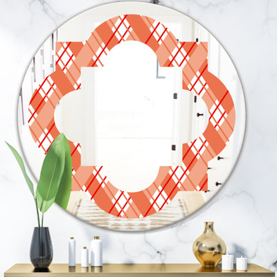 Miroir mural quadrilobe quadrilobe éclectique