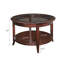 Table basse ronde en bois massif Wilfrid