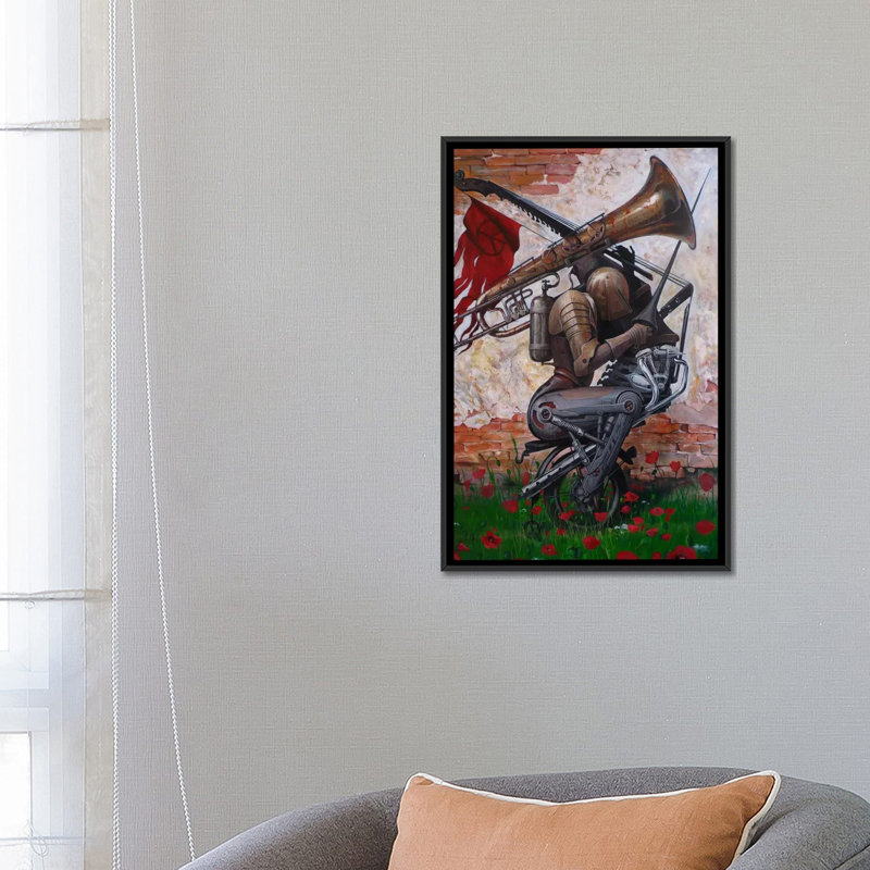 « a song is a baiser », impression sur toile, H 26 po x l 18 po x P 1,5 po, Toile avec cadre noir