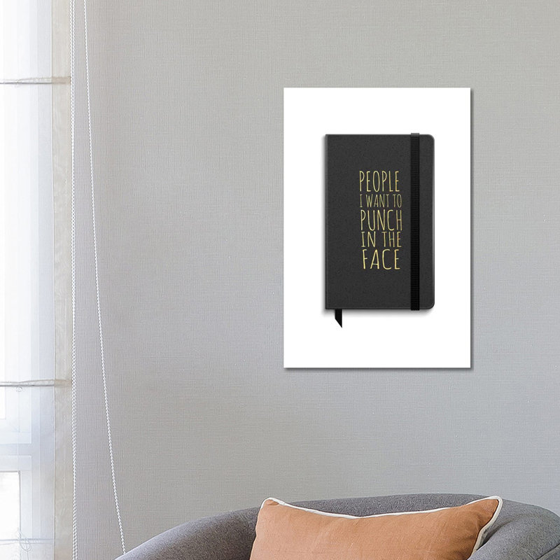 People To Punch Book by Amanda Greenwood - Wrapped Canvas Gallery-Wrapped Canvas Giclée, 66.04 cm H x 45.72 cm W