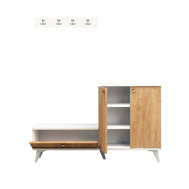 9 Pair Shoe Storage Cabinet