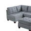 Canapé modulaire contemporain 6 pièces