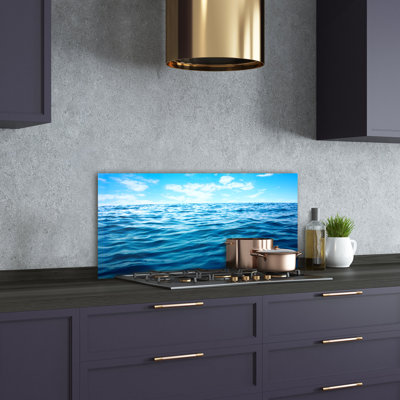 50cm W x 100cm L Glass Peel and Stick Panel