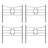 31.5'' H x 36'' W Graphite Metal Fencing Kits