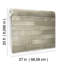 Papier peint auto-adhésif Warehouse Planks-83671285