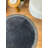 Antibacterial Machine Washable Carpet, Anthracite, 59.1 x 59.1 inches | 100% Polyester, Total Thickness: 0.6 inches, 22.2 oz/sq ft | Soft and Durable | Perfect for Living Room, Bedroom, and Play Areas-322240890