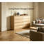 Ensemble de rangement à 4 tiroirs pour chambre à coucher, salon, ensemble de 2