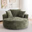 Fauteuil demi-tonneau pivotant en chenille-332416681