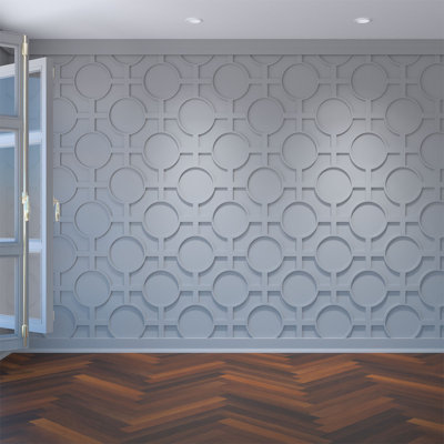 Panneau mural 3D 27,75 po en blanc (paquet de 20)