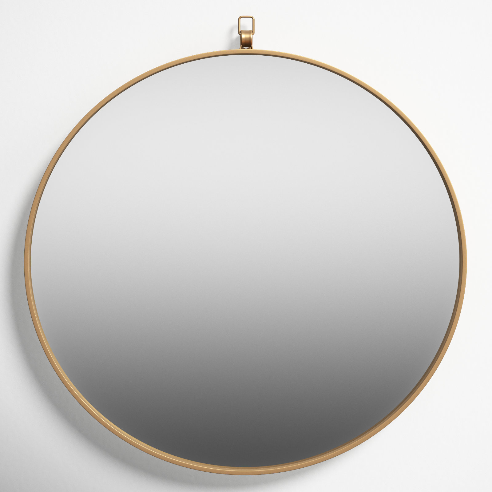 Cassie Accent Mirror, Brass, 18" x 18"