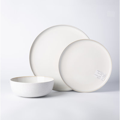 Quartz 12 Pc Dinnerware Set, Service for 4