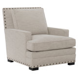 Cantor 34.5" Wide Polyester Down Cushion Armchair
