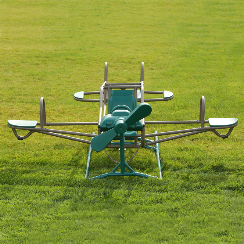 Lifetime 7 Seat Teeter Totter, Green/Tan