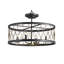 Crisscross 4 - Light Drum LED Chandelier-60462051