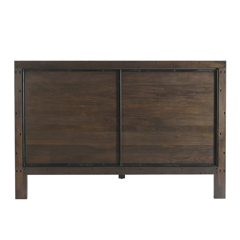 Jakarta Solid Wood Bed, Queen