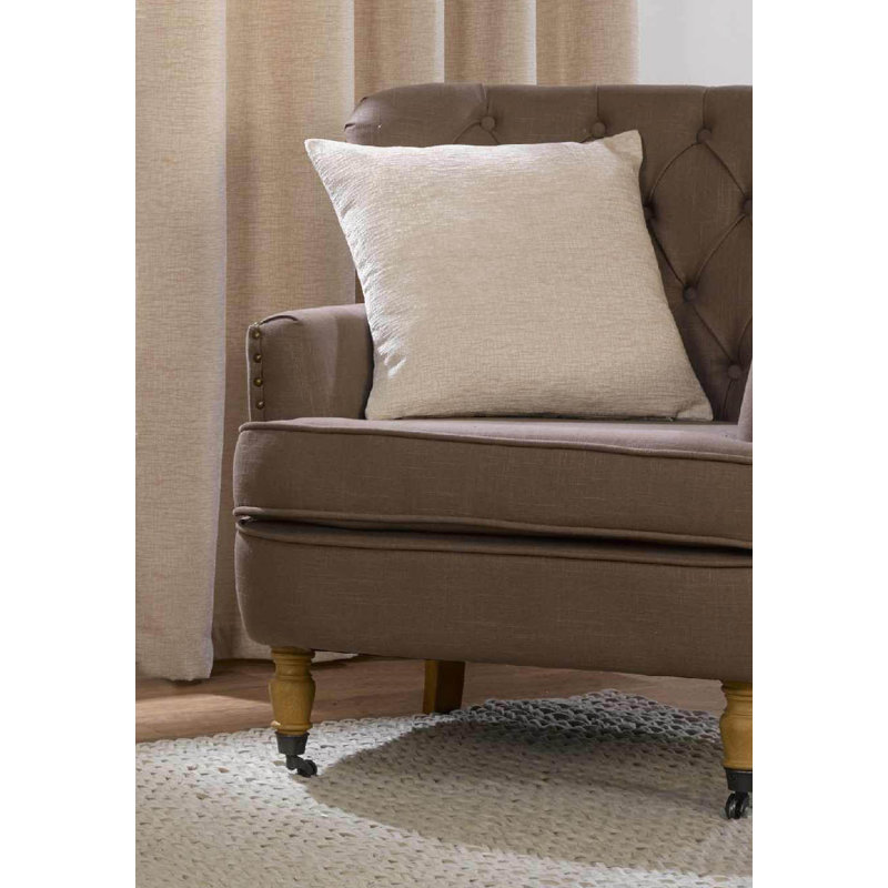 Kellie Square Euro Pillow Cover, Natural