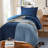 2 Pieces Twin/Twin XL Comforter Set,Blue