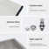 30X19x10" Undermount Double Bowl(60/40) Kitchen Sink - 16 Gauge With Two 10" Deep Basin