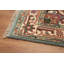 Tapis indien géométrique bleu clair clair 3 x 5