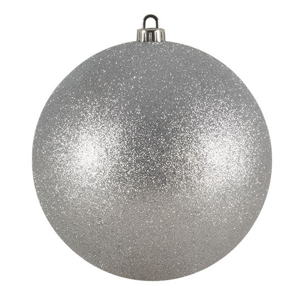 Xmas Bauble, 20cm H x 20cm W, Silver