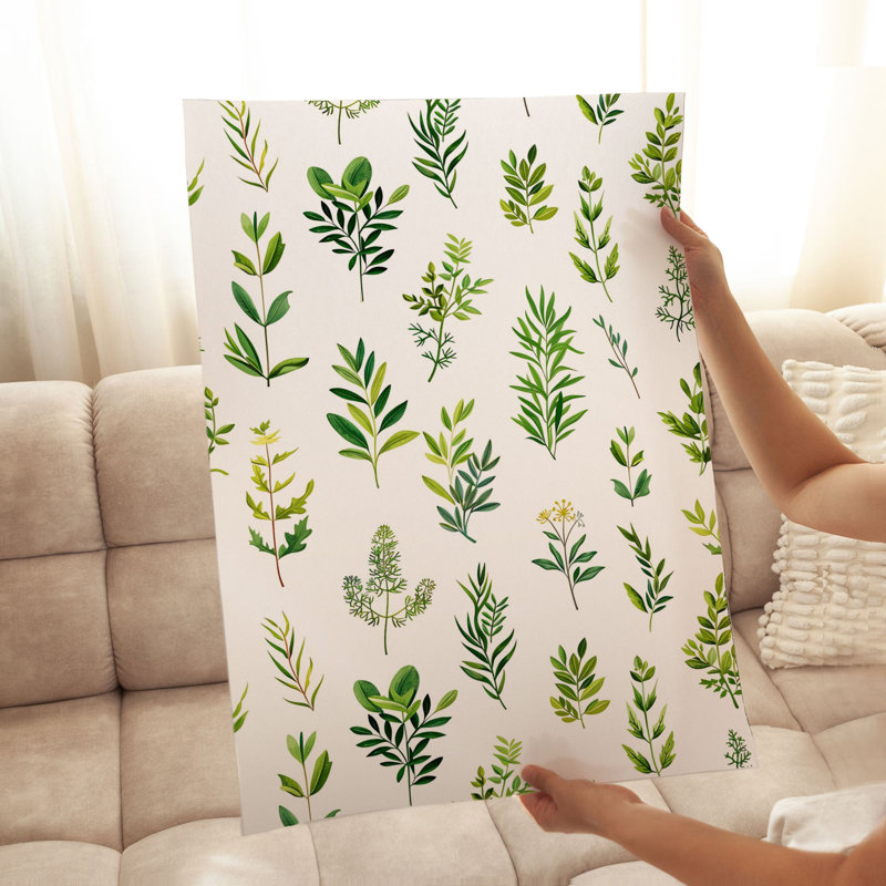 «Botanical Plants & Herbs VI Cottage», reproduction d'art non encadrée, H 30 po x l 20 po