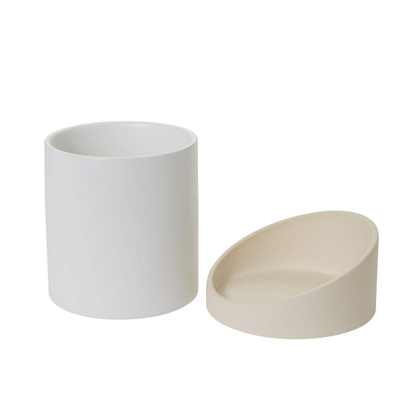 Pot à fleurs en céramique Mel, H 7,25 po x l 6,5 po x P 6,5 po