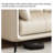 Straight-line Italian modern minimalist sofa