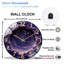 Horloge murale cosmique avec horloge murale 12 po