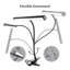 Lampe de bureau à DEL avec pince, lampe de table à col-de-cygne flexible
