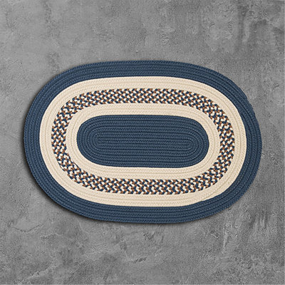 Tapis à bordure bleu Mathyis