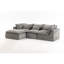 Canapé d'angle Cloud surdimensionné, canapé modulaire en tissu de 260 cm (102,3 pouces), style moderne pour la maison-651636856