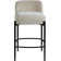 Brixen Upholstered Counter Stool with Metal Frame