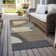 Machine Washable Indoor/Outdoor Cinead ACN1667 Brown Rug