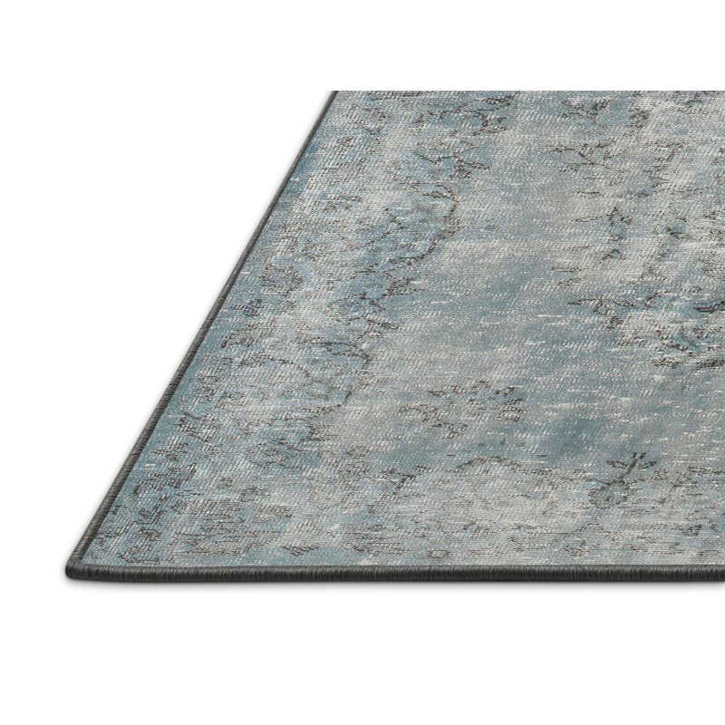 Tapis contemporain gris, Rectangle 5 pi x 8 pi