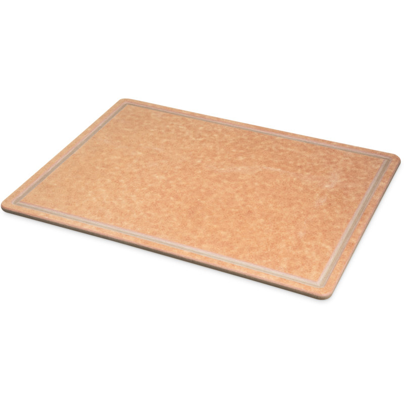 Planche à découper Tuff 18 po x 24 po x 0,5 po - brun, L 15 po x L 20 po