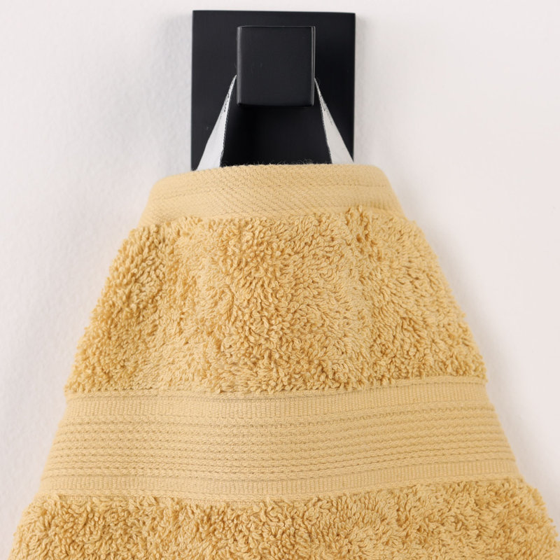 Ensemble de serviettes en coton biologique Lyndon, Doré, Ensemble de 3 serviettes de bain