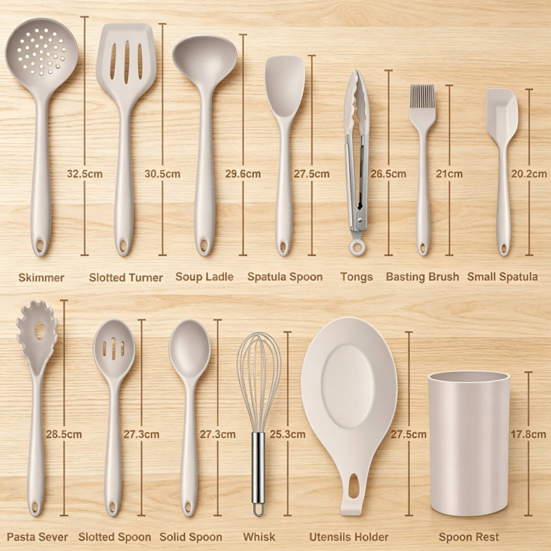 Fcbnposi 13 Utensil Set