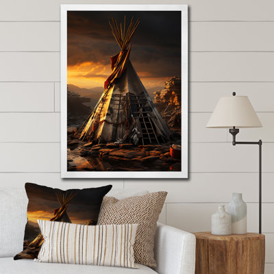 «Native Tipi Soulful Sanctuary», reproduction sur toile