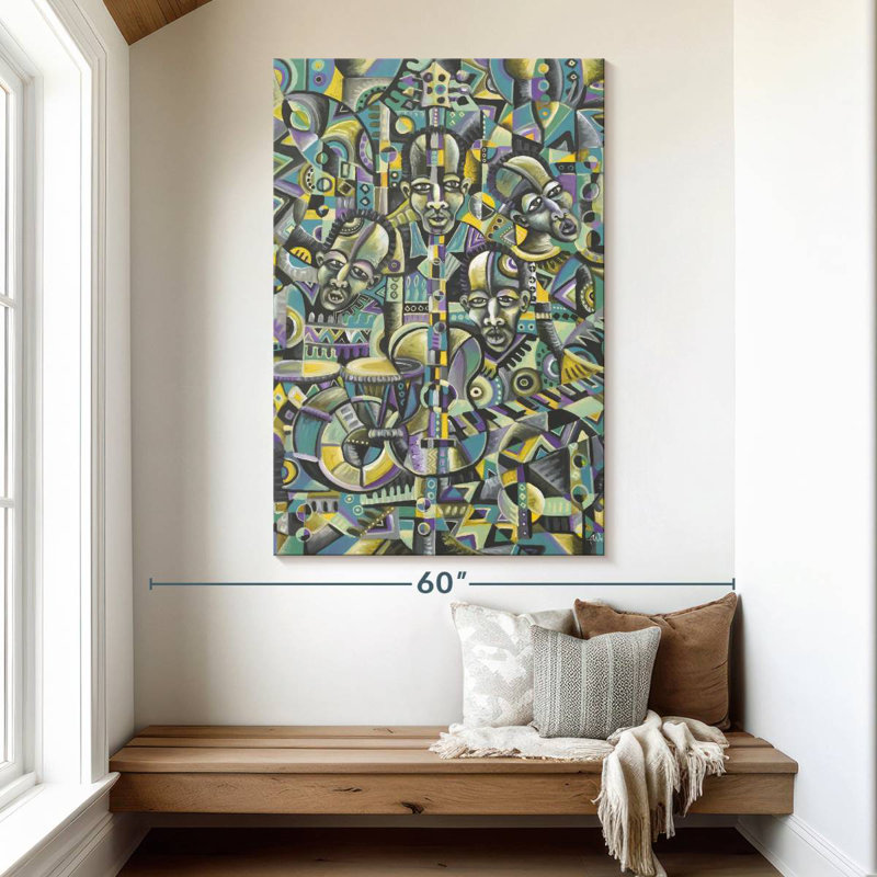 Abarca The Blues Band, 51" H x 34" W