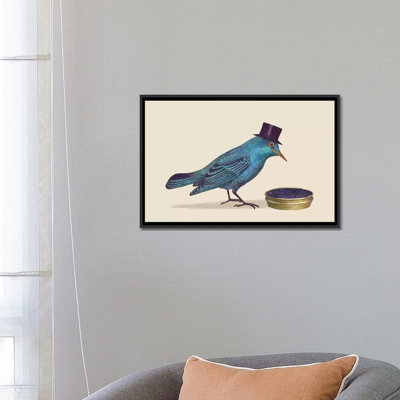 «Gentlebirds Préfér Caviar», impression sur toile tendue